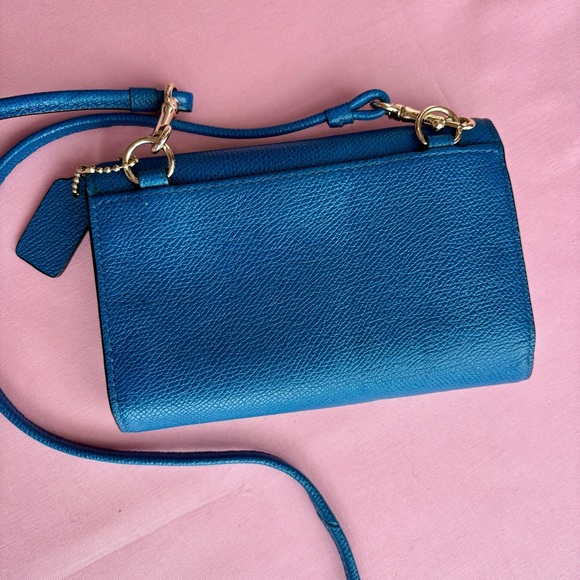 Coach 2015 Blue Crossbody Bag 63459 - Picture 2 of 7